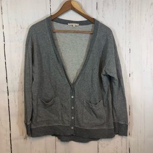Joie Oversized Sweatshirt Cardigan
